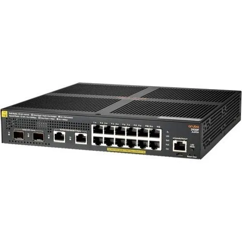 Коммутатор HPE Aruba 2930F 12 port Gigabit PoE+ Switch JL693A