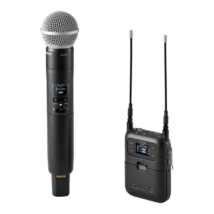 Радиосистема Shure SLXD25/SM58 Digital Wireless Portable Handheld Microphone Sys
