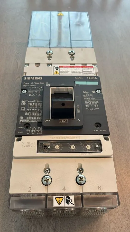 Автоматический выключатель Siemens HJGA 3VL4140-3RR30-0AA0 Circuit breaker 400 A