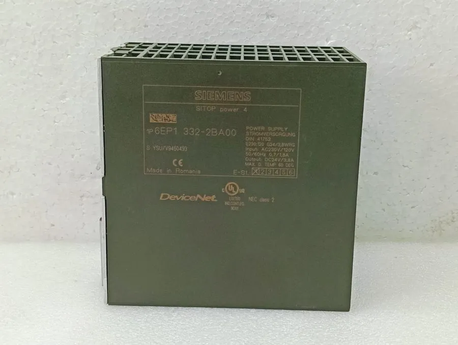 Блок питания Siemens 6EP1332-2BA00 SITOP Power 4 24VDC 3.8A DIN Rail Power Suppl — фото лота 2
