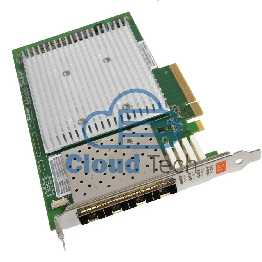 Контроллер Qlogic QLE2694-SR 16Gbs Quad Port Fibre Channel HBA w/ 16GB Modules — фото лота 1