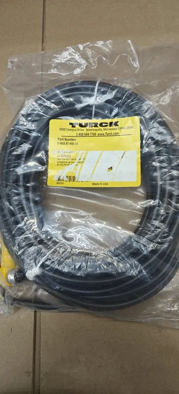 Датчик TURCK E-WSS 8T-930-10 8 PIN M12 RIGHT ANGELED MALE CONNECTOR 10m U-07023 — фото лота 1