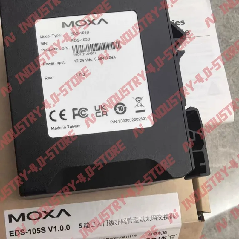 IIoT-устройство MOXA EDS-105S Industrial Ethernet Switch