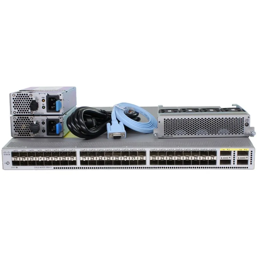 Коммутатор Cisco Nexus 3064-X N3K-C3064PQ-10GX 48-Port 10GbE SFP+ Switch Double 