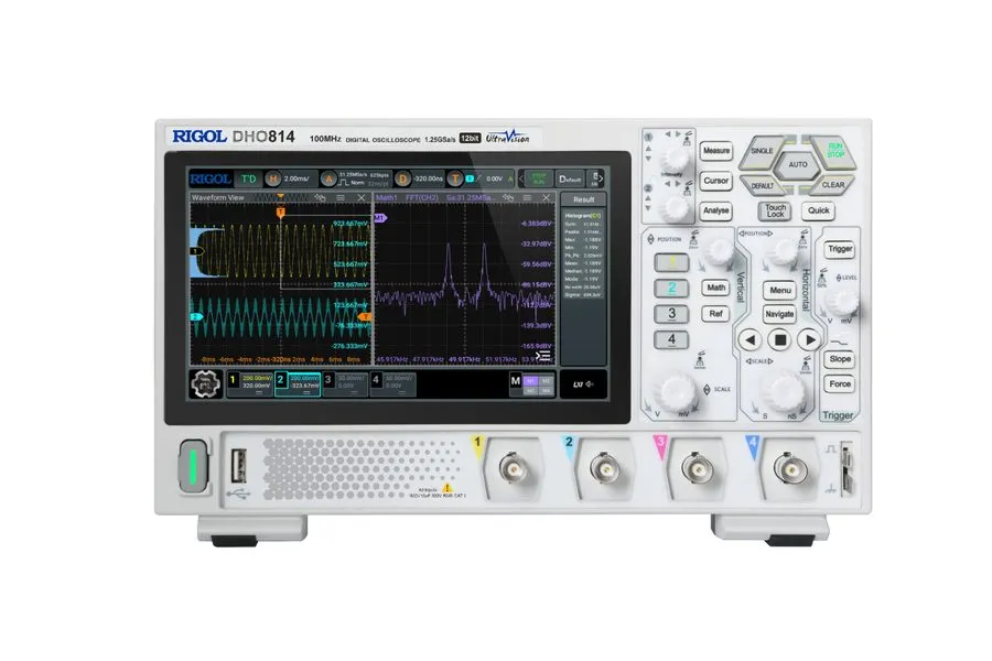 Осциллограф RIGOL Digital Oscilloscope DHO814 4 Channels / 100MHz