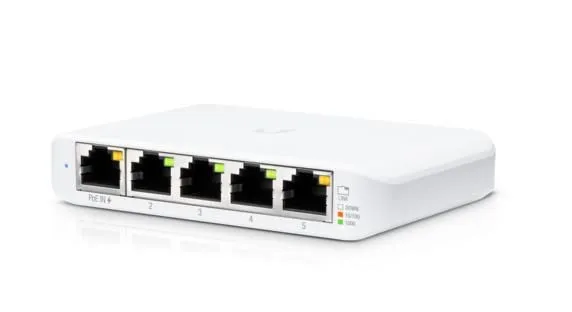 Коммутатор Ubiquiti W126091192 USW-FLEX-MINI-5 UniFi Switch Flex Mini (5-Pack), 
