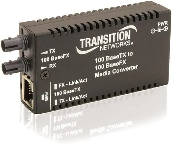 Медиаконвертер Transition Networks M/E-TX-FX-01 M/E-TX-FX-01-NA Mini Fast Ethern