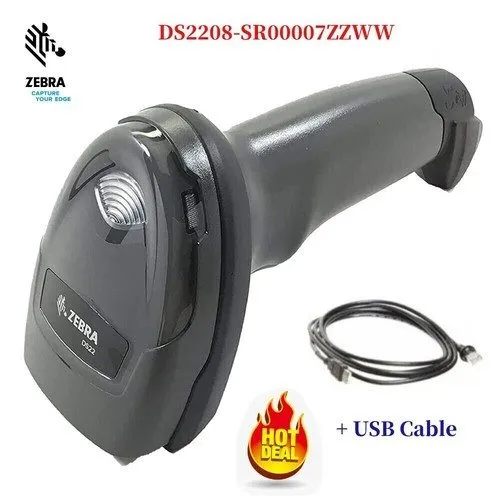 Сканер штрих-кода Motorola Zebra Symbol Barcode Scanner DS2208-SR00007ZZWW w/ St