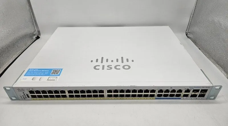 Коммутатор Cisco CBS350-48NGP-4X 48-Port PoE+ Gigabit Managed Switch