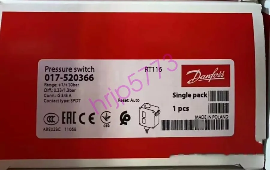 Датчик давления DANFOSS RT116 017-520366 Pressure Transmitter