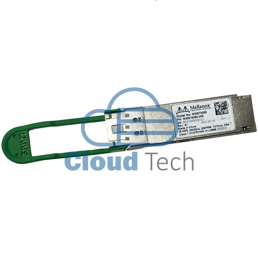 Трансивер Mellanox MMS1W50-HM 200GBASE-FR4 QSFP56 TRANSCEIVER SMF, LC, 2KM, 1310 — фото лота 1