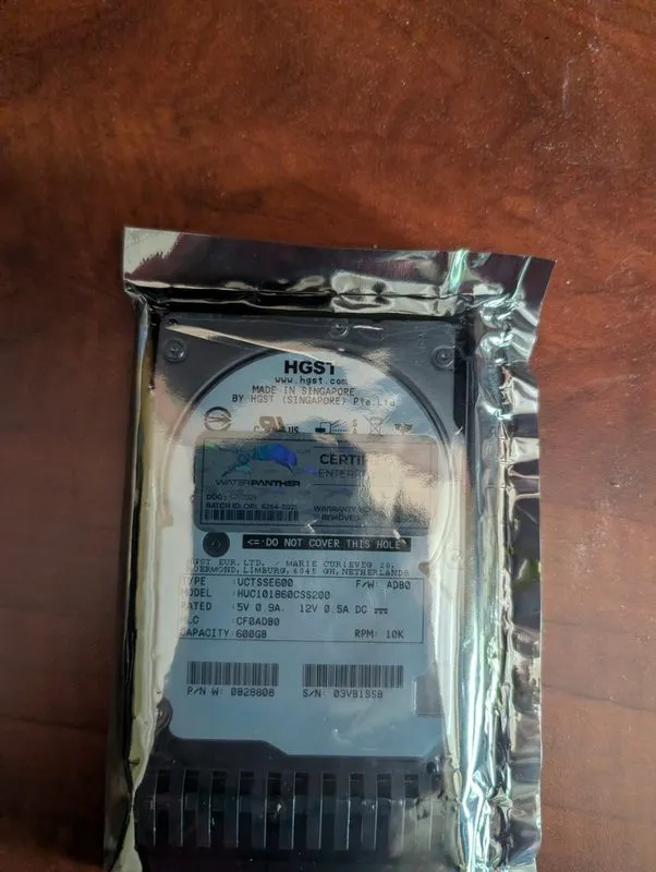 Жёсткий диск HUC101860CSS200 6DWVP Dell GEN13 600GB 10K RPM 12Gb/s 2.5"SAS Hard  — фото лота 4