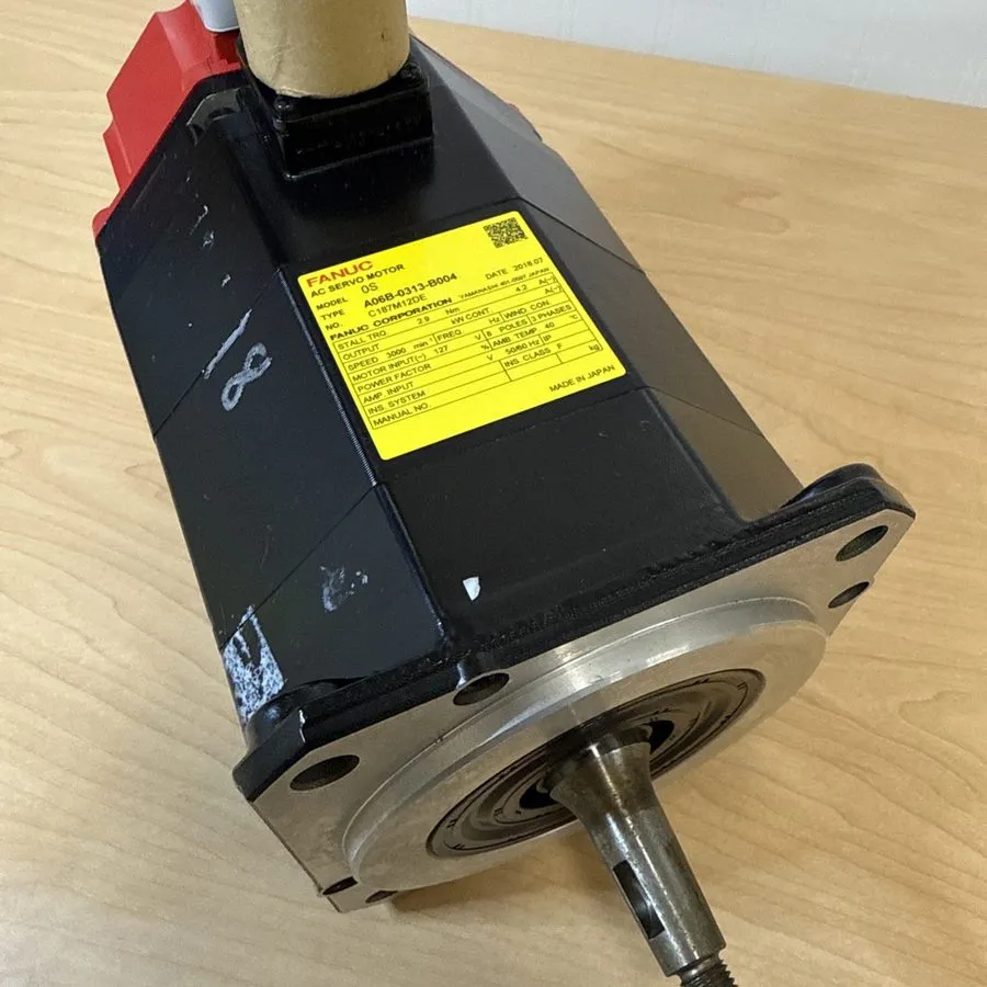 Серводвигатель Fanuc Functional A06B-0313-B004 Ac Servo Motor hs — фото лота 1