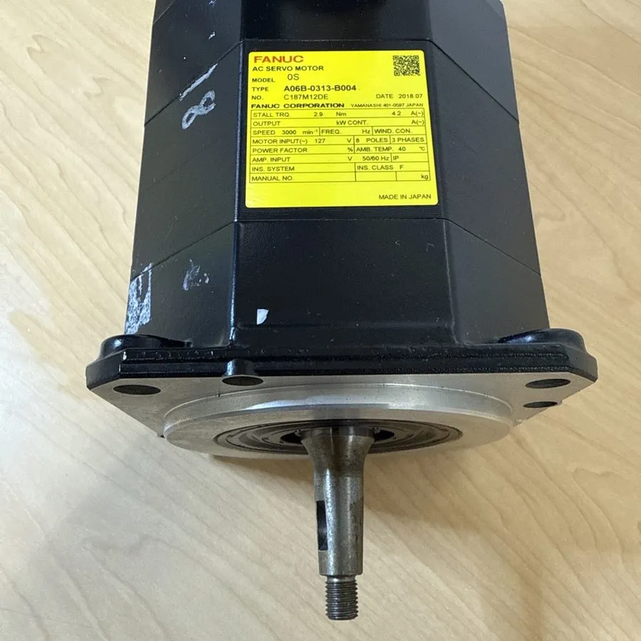 Серводвигатель Fanuc Functional A06B-0313-B004 Ac Servo Motor hs — фото лота 2