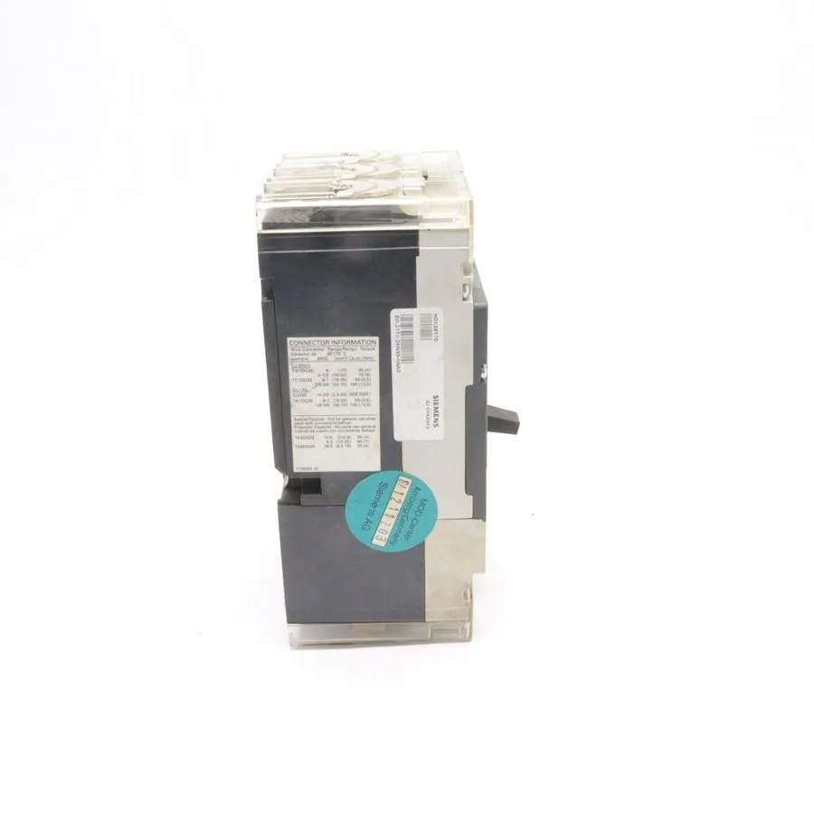 Автоматический выключатель Siemens NDX3B100 NDGA 100 Amp 600 VAC Circuit Breaker