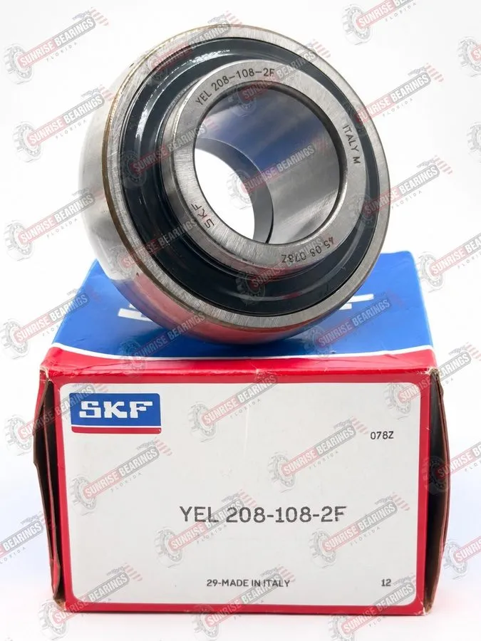 Подшипник SKF YEL208-108-2F Insert Ball Bearing 1-1/2" ID G1108 KRR B 38.1x80x56 — фото лота 1