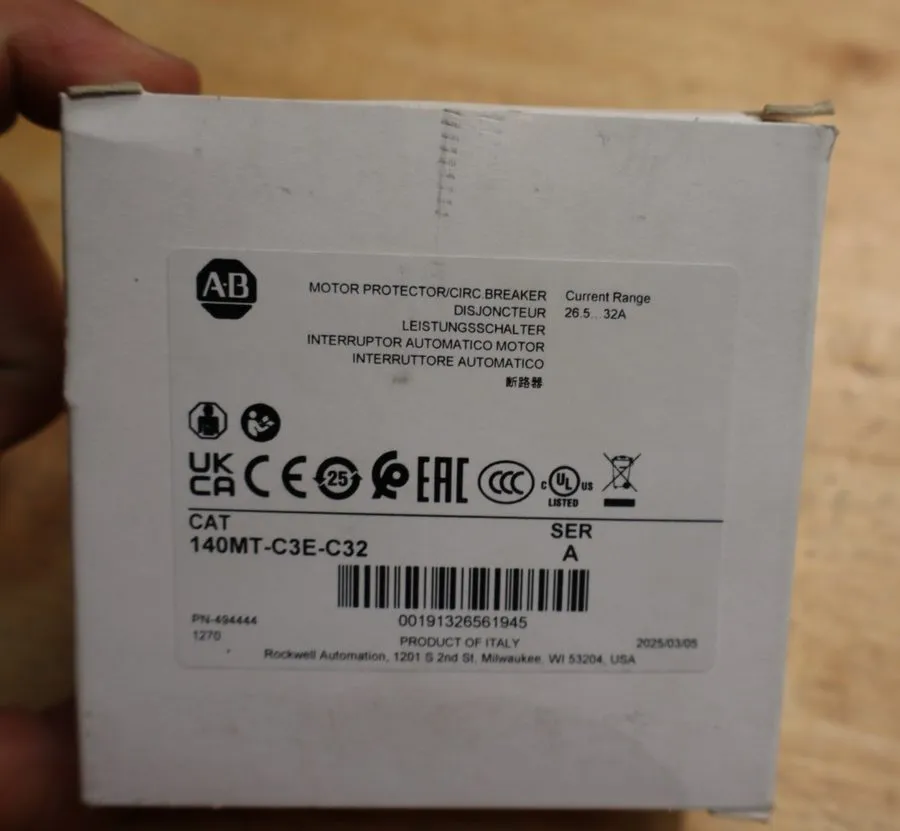 Автоматический выключатель 140MT-C3E-C32 Motor Protection Circuit Breaker Allen 