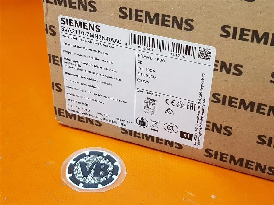 Автоматический выключатель Siemens 3VA2110-7MN36-0AA0 / Compact Power Circuit Br
