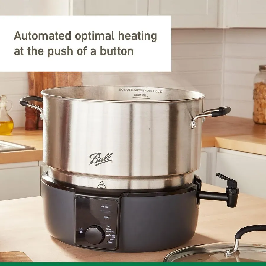 Водяная баня Ball EasyCanner Electric Water Bath Canner 21-Quart Capacity — фото лота 2