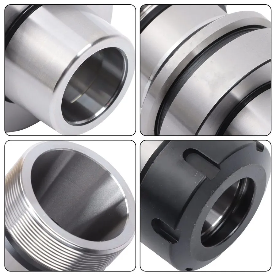 Патрон HSK63F-ER40-80 Collet Chuck Tool Holder G2.5 30k RPM CNC Router HSK 63F — фото лота 2