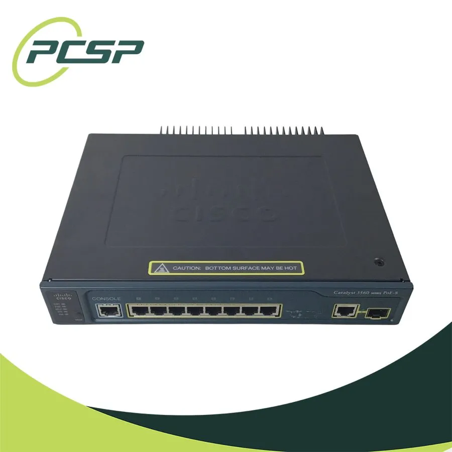 Коммутатор Cisco WS-C3560- -S 8-Port Fast Ethernet PoE Switch w/ Power Cord