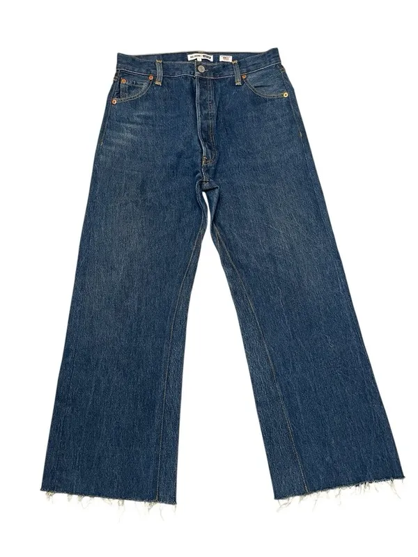 Контроллер Wi-Fi Re/Done Levi’s Style #1120WLC Indigo High Rise Wide Leg Denim J — фото лота 1