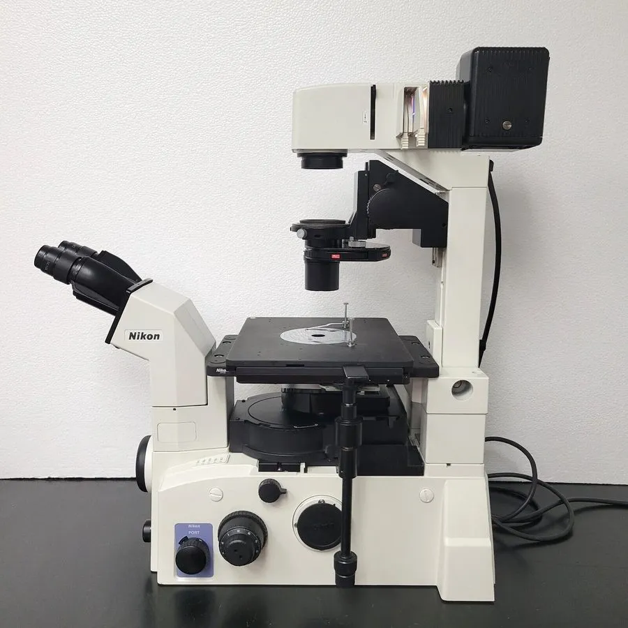 Микроскоп Nikon Eclipse TE2000-U Inverted Fluorescence Microscope Power On 100V