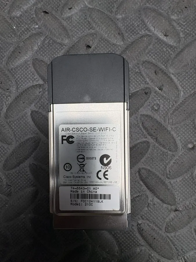 Анализатор Cisco AIR-CSCO-SE-WIFI-C IEEE 802.11a/g CardBus Spectrum Expert Senso — фото лота 1