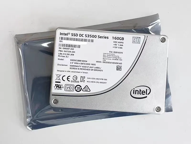 SSD-накопитель Intel DC S3500 160GB 2.5'' SATA 6Gb/s SSDSC2BB160G4 SSD Solid Sta