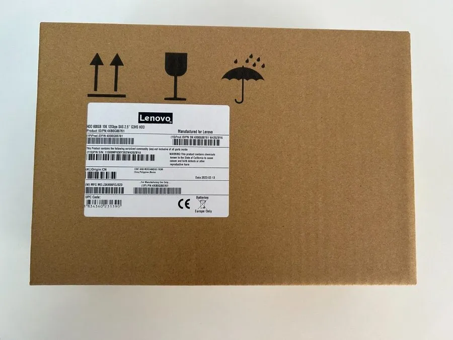 Сервер Lenovo 00LA880 4XB0G88761 600GB ThinkServer 10K SAS 3.5'' LFF HDD Hard Dr