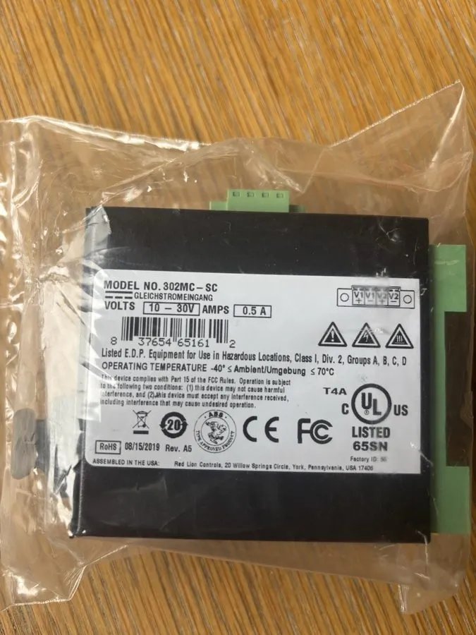 Медиаконвертер Red Lion N-Tron 302MCE-SC Media Converter 10/100BaseTX 100BaseFX  — фото лота 1