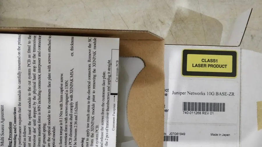 Трансивер Juniper XENPAK-1XGE-ZR pluggable 10GBASE-ZR 740-011268 REV01