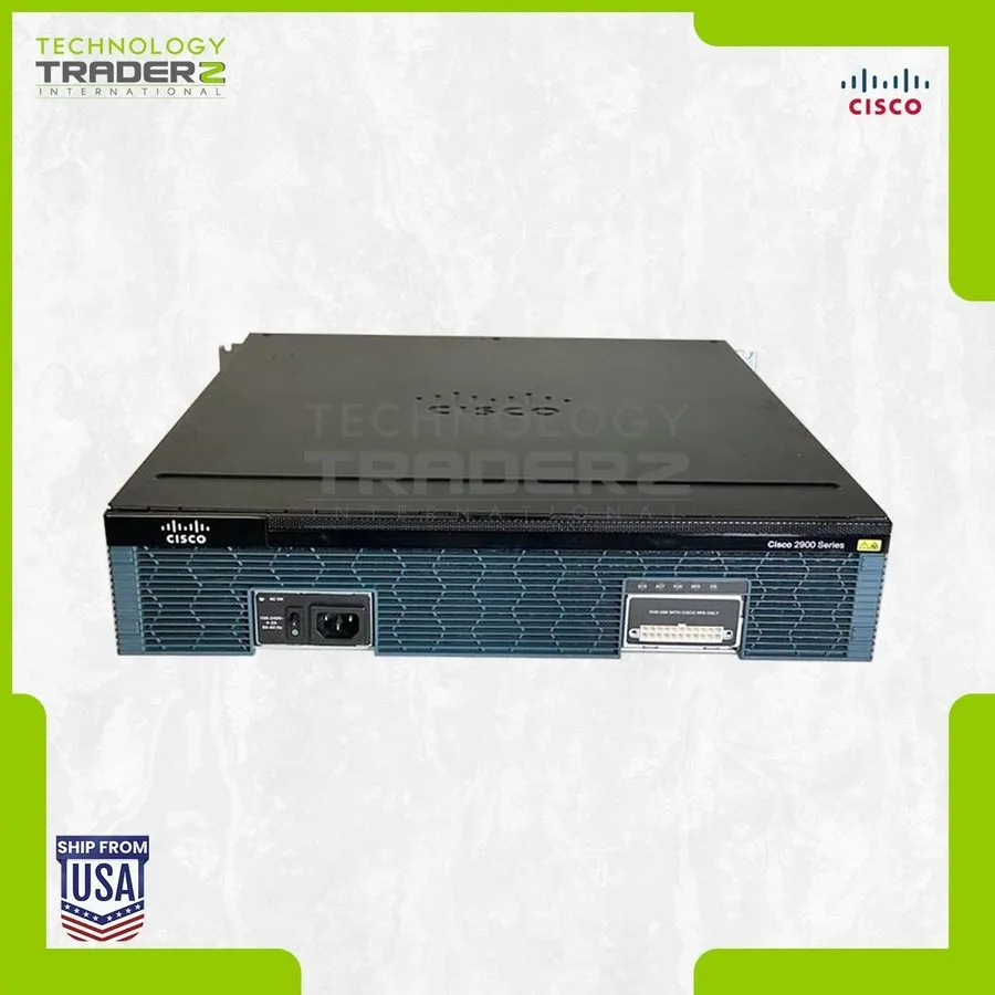Маршрутизатор Cisco 2921/K9 3-Port Gigabit Integrated Services Router ISR