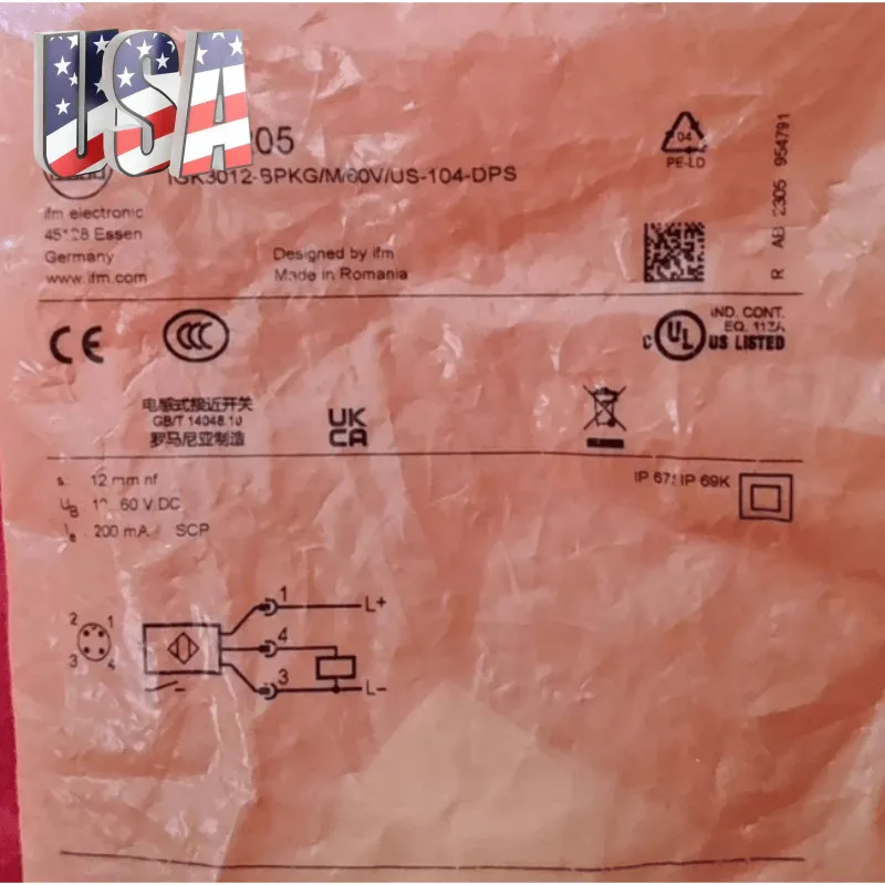 Датчик приближения IFM IGM205 Proximity Switch Sensor