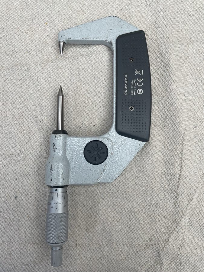Микрометр Mitutoyo Digital Point Micrometer 342-362-30 /0-1" Made In Japan — фото лота 1