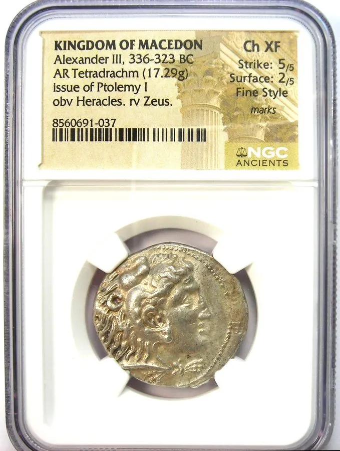 Лабораторный прибор Alexander the Great III AV Stater Gold Macedon Coin 336-323