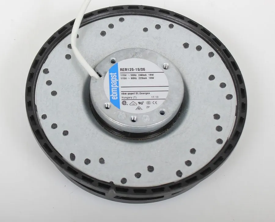 Вентилятор EBM Papst Centrifuge Fan RER125-19/06 115VAC 18W 138X40MM 2 WIRE
