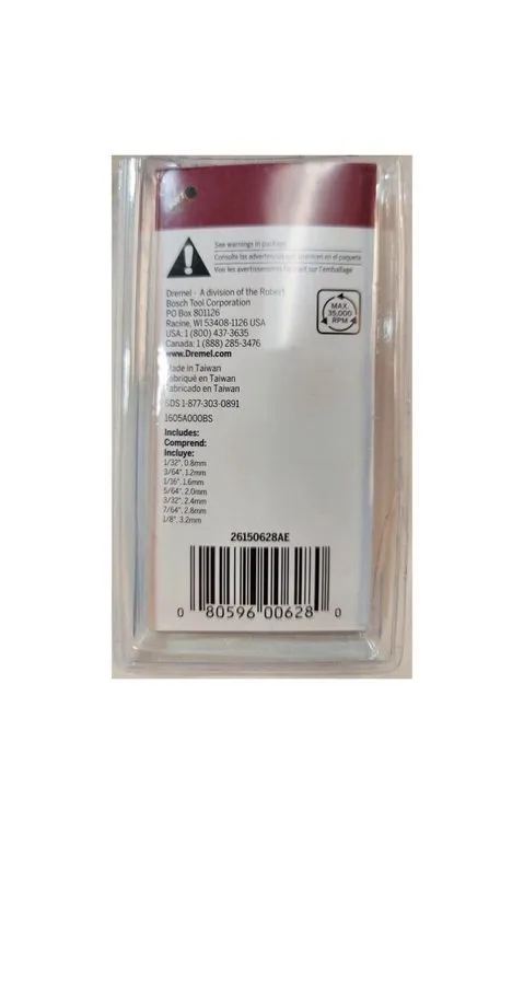 Режущий инструмент DREMEL DRILL BIT SET 628-01, PRECISION 1/32” 1/8” Fast Bin17 — фото лота 1