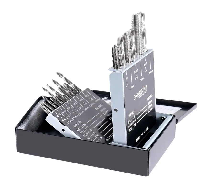 Режущий инструмент Accusize Industrial Tools HSS Tap and Drill Set, Metric, 0001 — фото лота 2