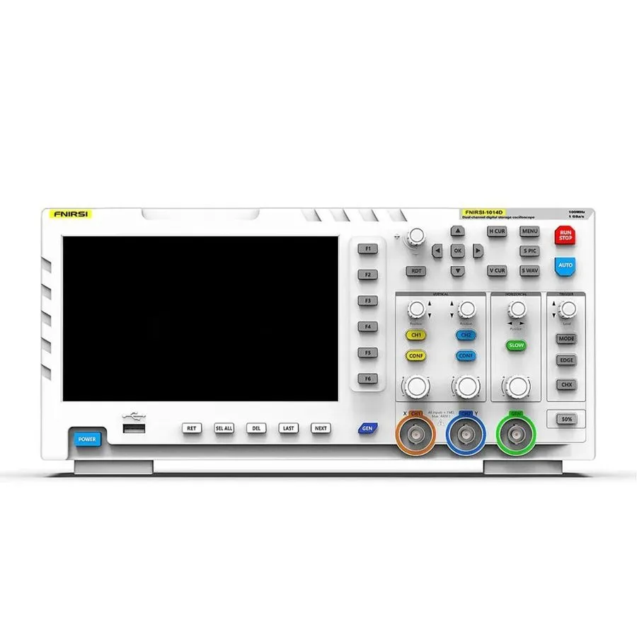 Осциллограф 1014D 7”TFT LCD Digital Oscilloscope 2 In 1 Dual Channel 1GSa/s Samp