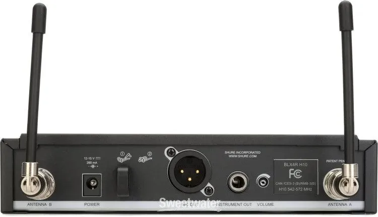 Радиосистема Shure BLX14R/MX53 Wireless Headworn Microphone System H10 Band — фото лота 2
