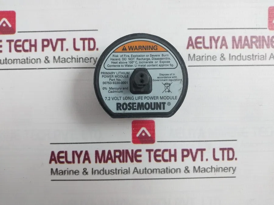 Датчик Rosemount Battery 00753-9220-0001 7.2 VOLT LITHIUM Battery Power Module