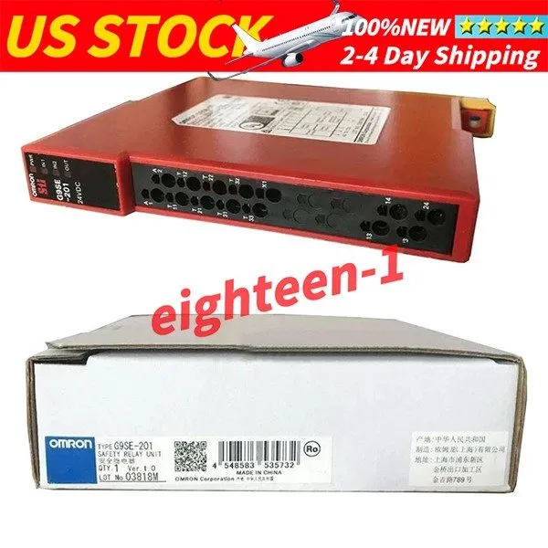 Реле безопасности OMRON G9SE-201 24V DC Safety Relay DPST-NO 5A Industrial Prote