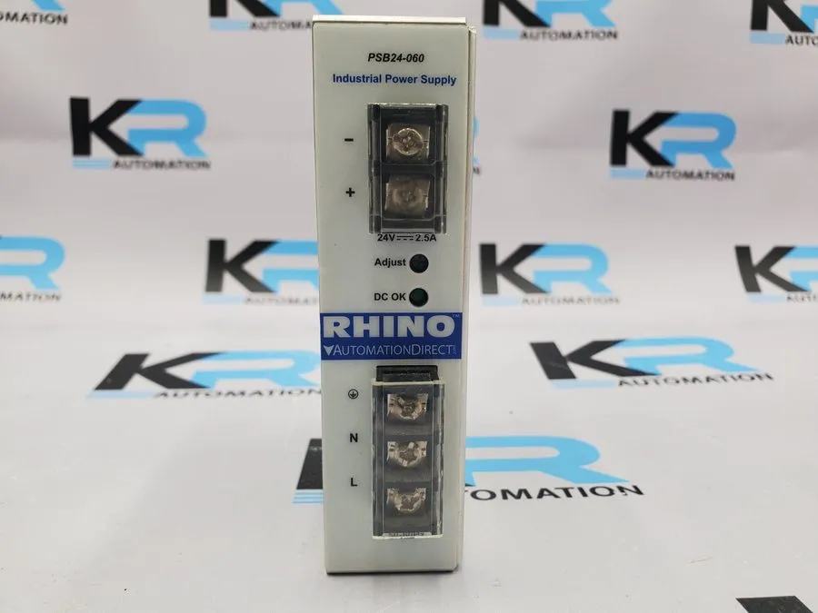 Блок питания Rhino PSB24-060 24VDC 2.5A 60W DIN Rail Power Supply AutomationDire