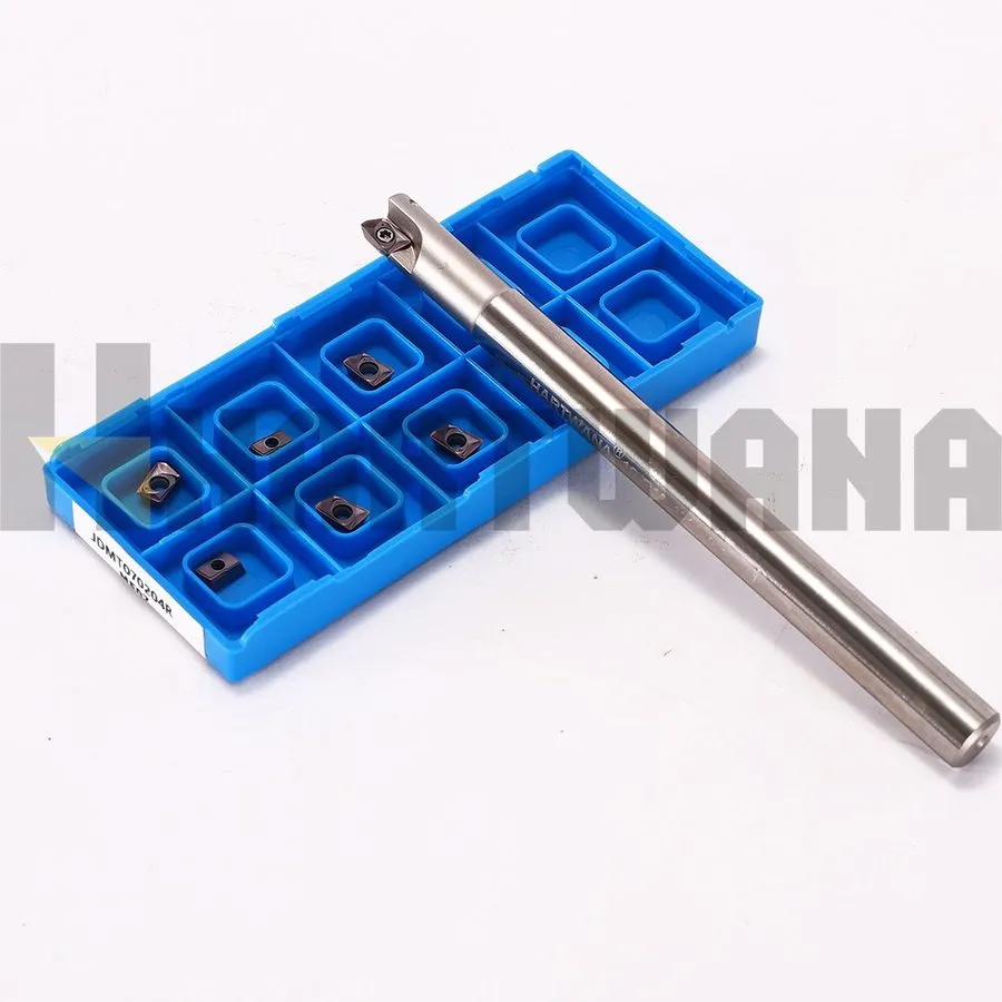 Режущий инструмент 3/8" Indexable End Mill Shank With Carbide Milling Inserts JD