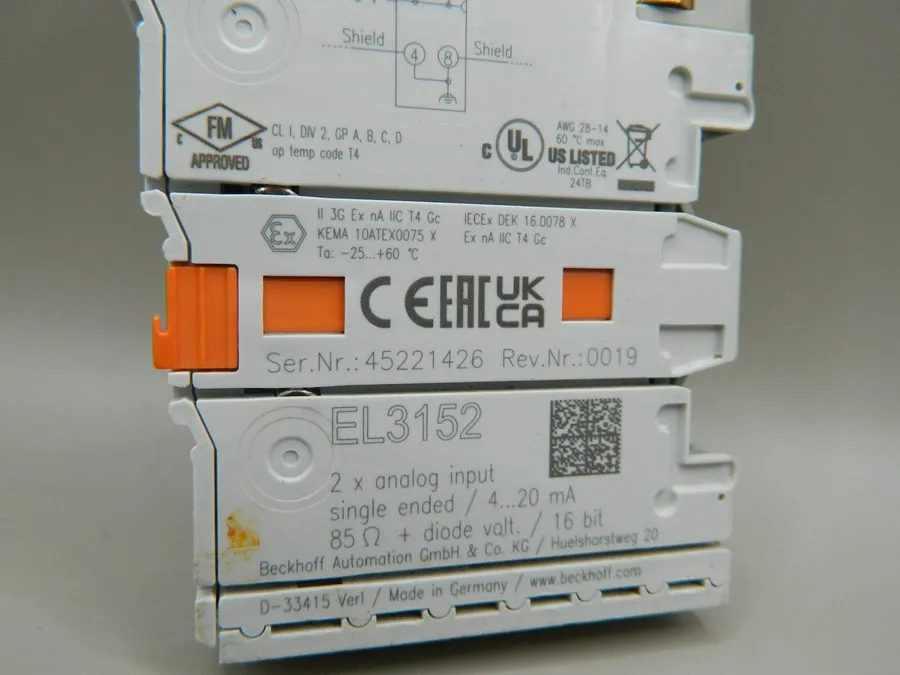 Модуль ввода-вывода BECKHOFF EL3152 EtherCAT Terminal