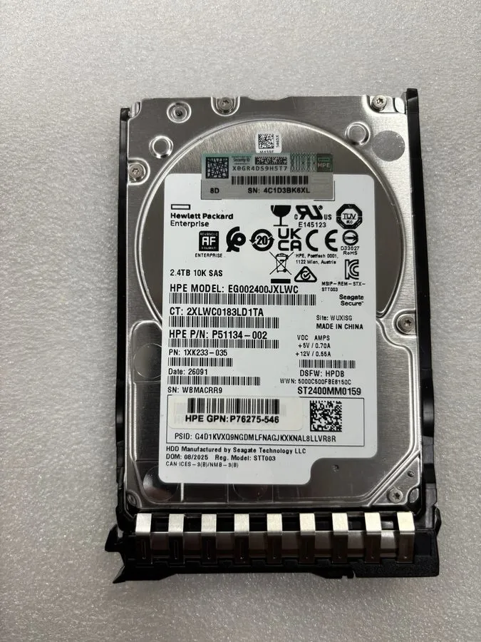 Жёсткий диск HPE P30562-001 P28352-B21 2.4TB SAS 12G 10K 2.5" SFF Gen10+ HDD Har