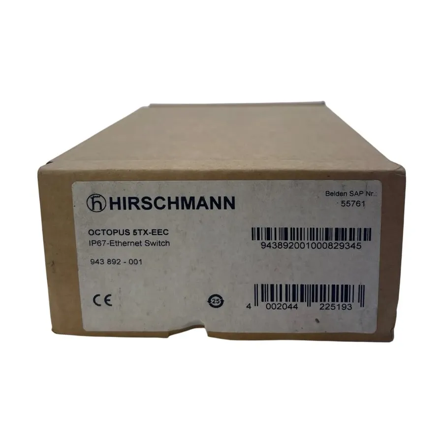 Коммутатор Hirschmann 5TX-EEC Unmanged IP67-Ethernet Switch, 5 Ports USIP — фото лота 1
