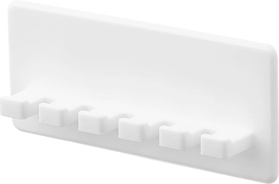 Вакуумная присоска Yamazaki Silicone Suction Cup Toothbrush Holder, 5-Rack, Whit