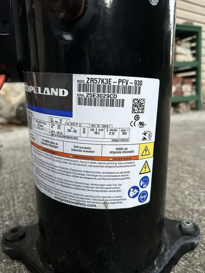 Компрессор Scroll Compressor ZR57K3E-PFV-930
